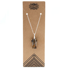 Gemstone Guardian Angel Pendant - Tiger Eye product image