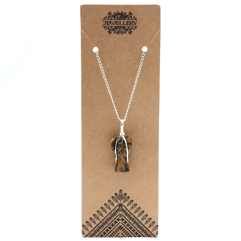 Gemstone Guardian Angel Pendant - Tiger Eye product image