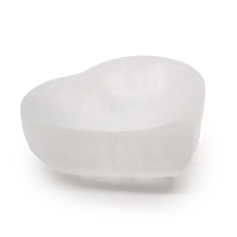 Selenite Heart Bowl - 10cm product image