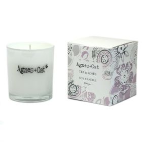 Agnes + Cat Votive Candle - Tea and Roses product image