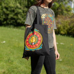 Iconic Classic Tote Bag - Zodiac Sun - Black 6oz product image 7