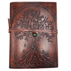 Small Tree of Life Leather Journal – 18x13x2cm product image 2