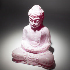 Meditation Buddha Lamp Cherry Crackle - Oval Stand product image 6