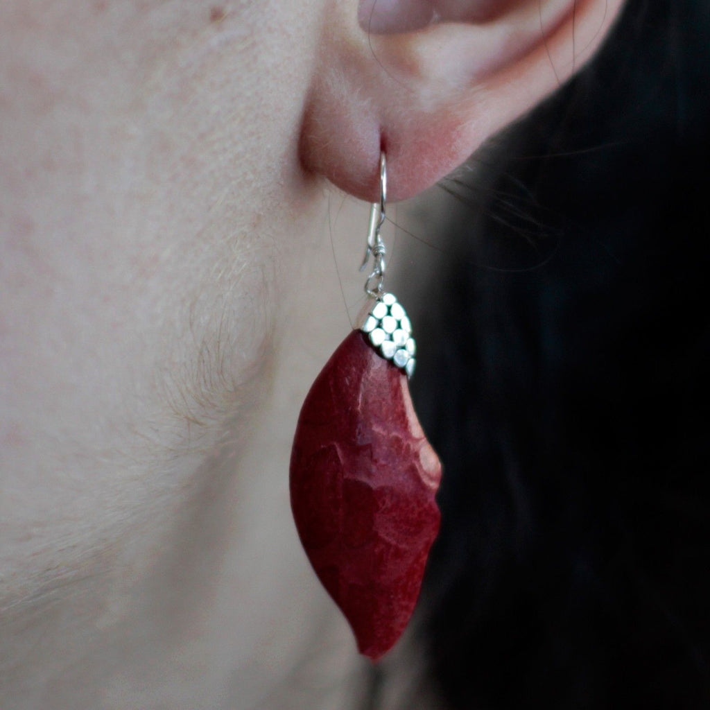 925 Silver Earrings - Leaf Drop product image 2