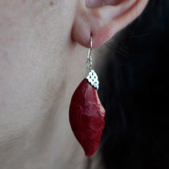 925 Silver Earrings - Leaf Drop product image 2