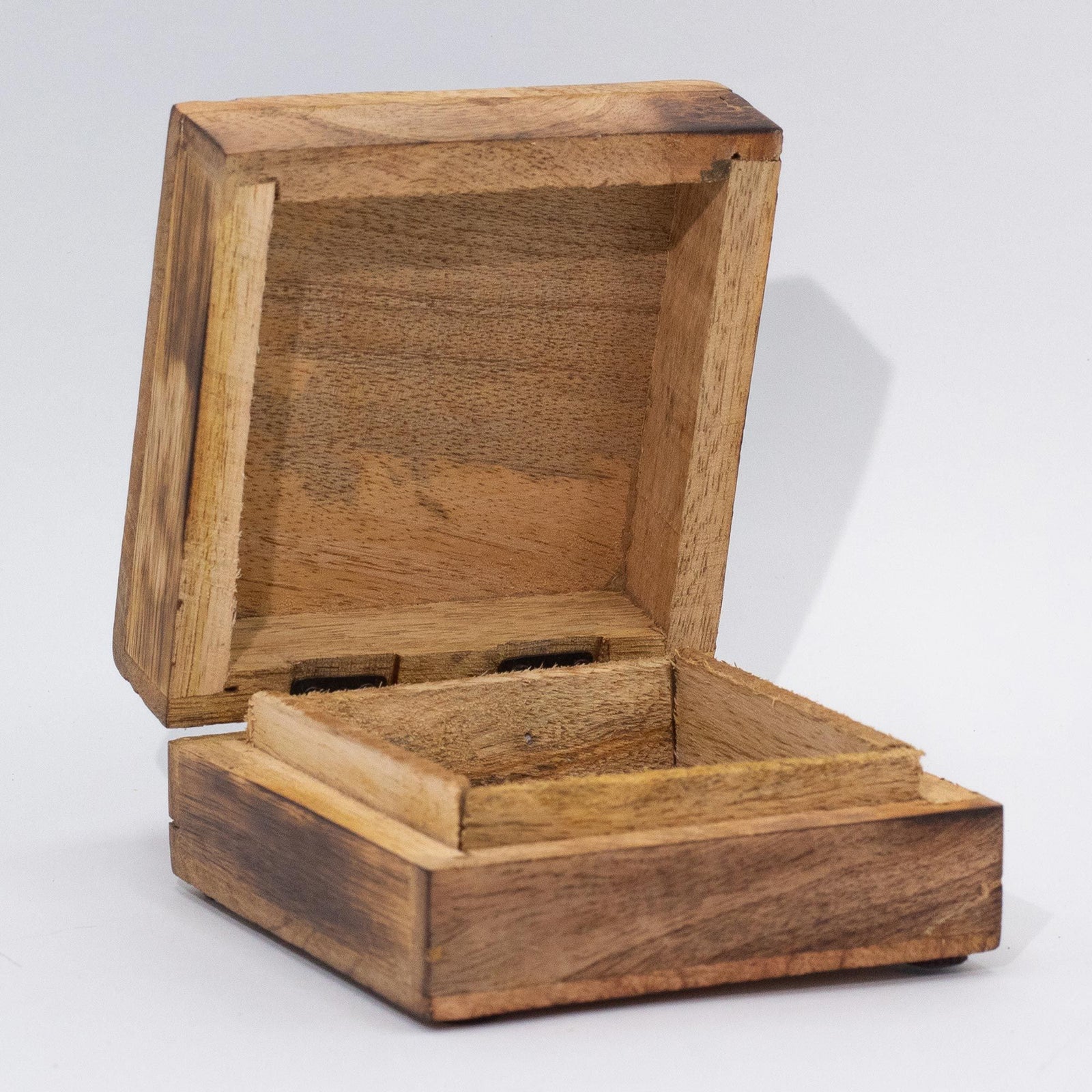 Big Square Box 15x17.5x8cm - Mushroom Design Maroon product image