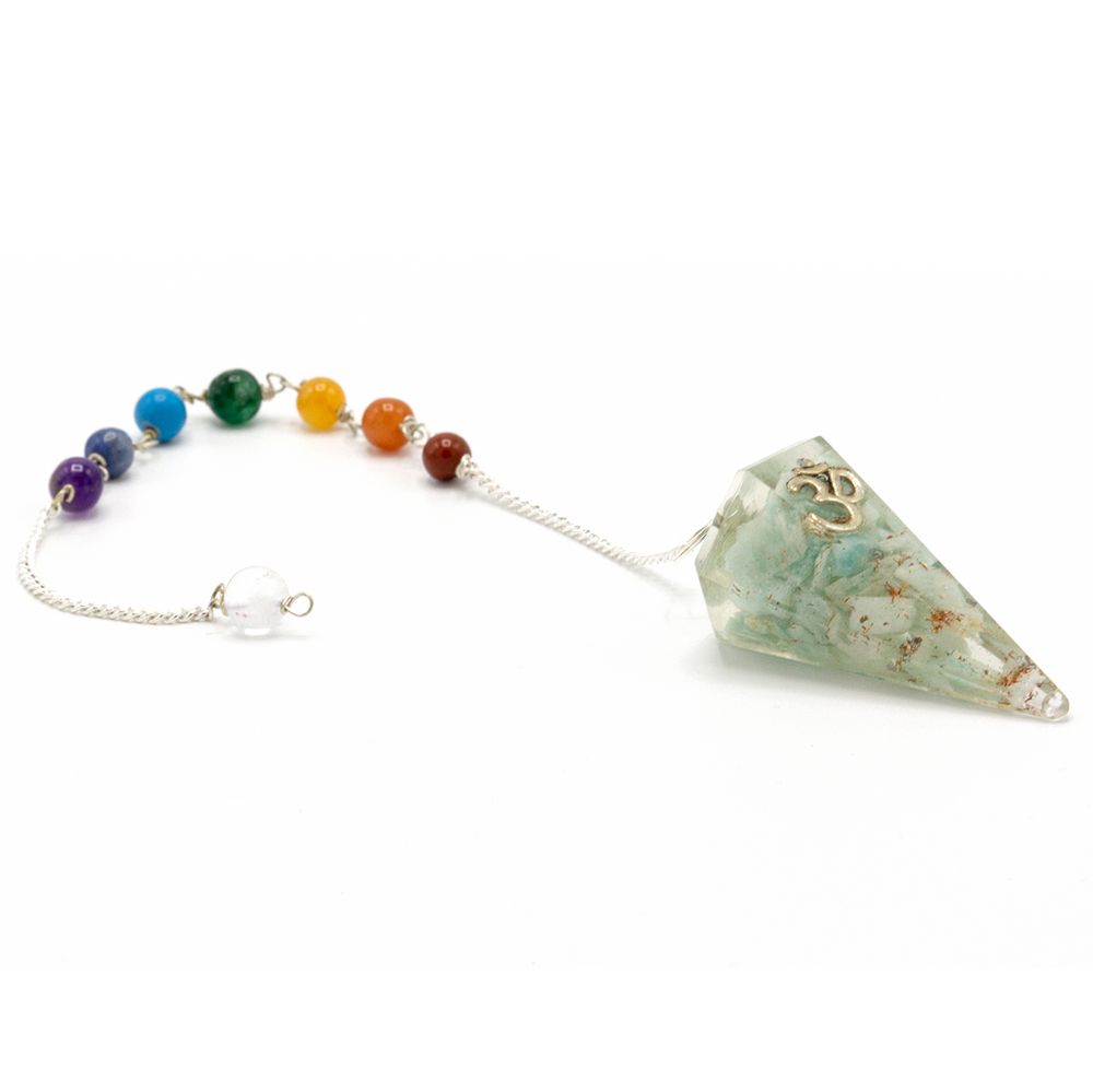 Orgonite Power Chakra Pendulum - Om product image