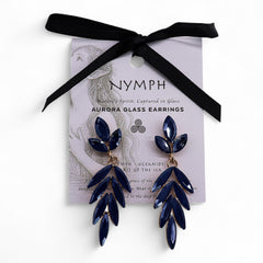 Royal Blue - Vintage Glass - Long Drop - Earrings product image 2