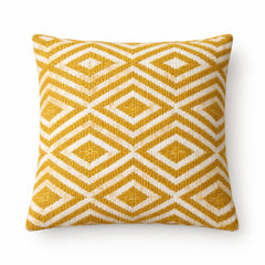 Classic Cushion Cover - Mustard Diamonds - 45x45cm product image