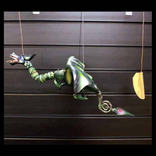 Lrg Green Coconut Dragon Mobile 50cm product image