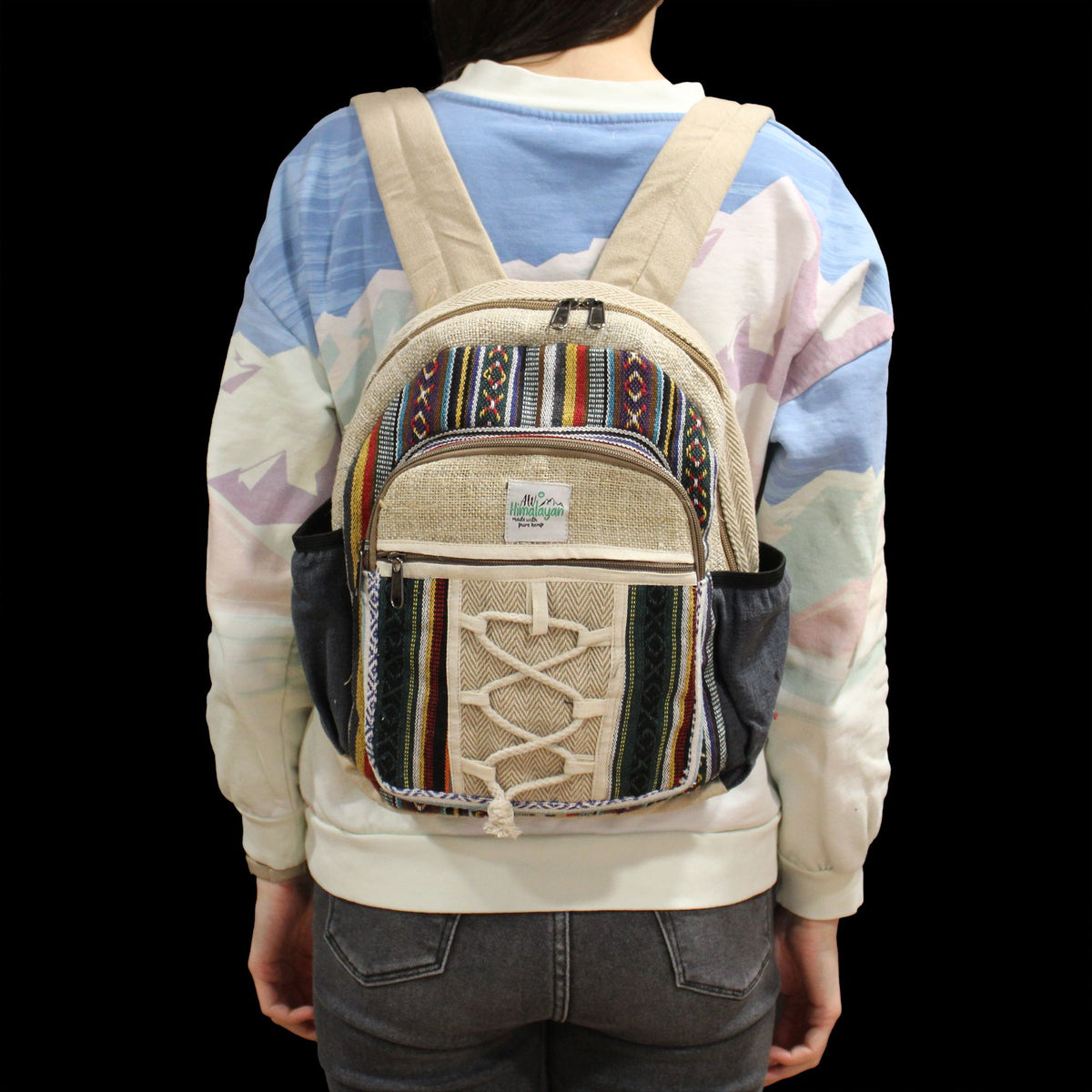 Small Backpack - Rope & Pockets Style - product image 5