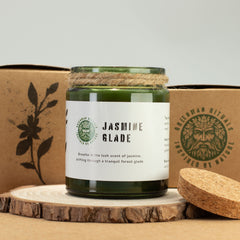 Greenman Woodwick Soy Candle - Jasmine Glade product image 5