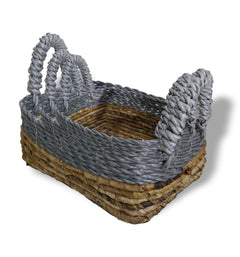 Banana Leaf & Abu-Abu Raffia Square Basket- Set of 3 product image 4