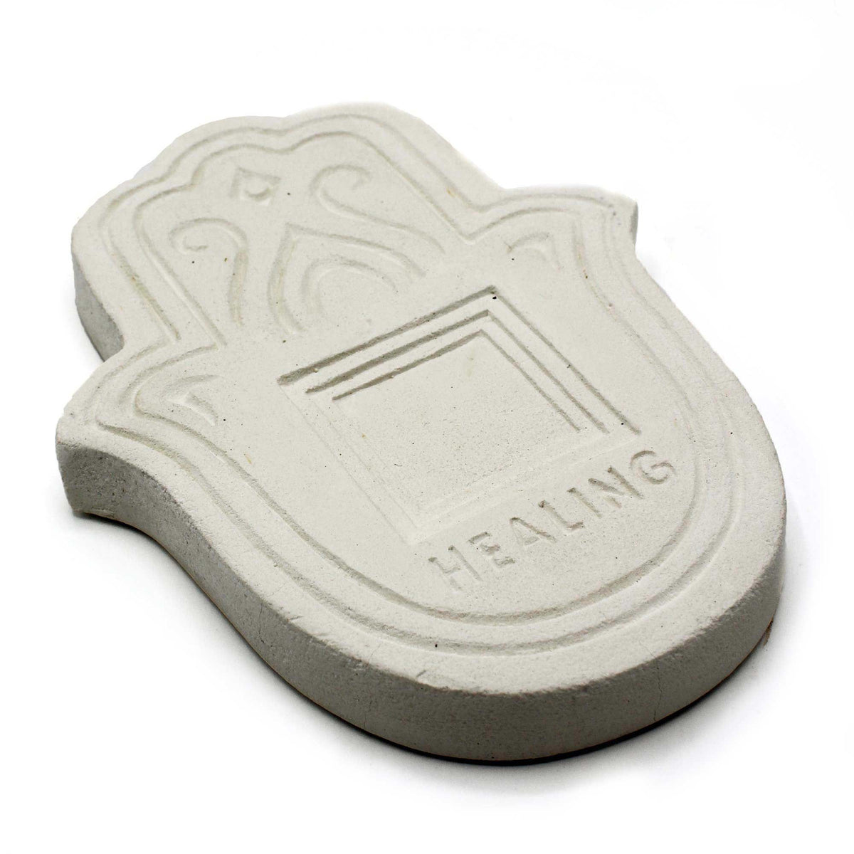 Healling Incense Plate - White Stone Effect product image