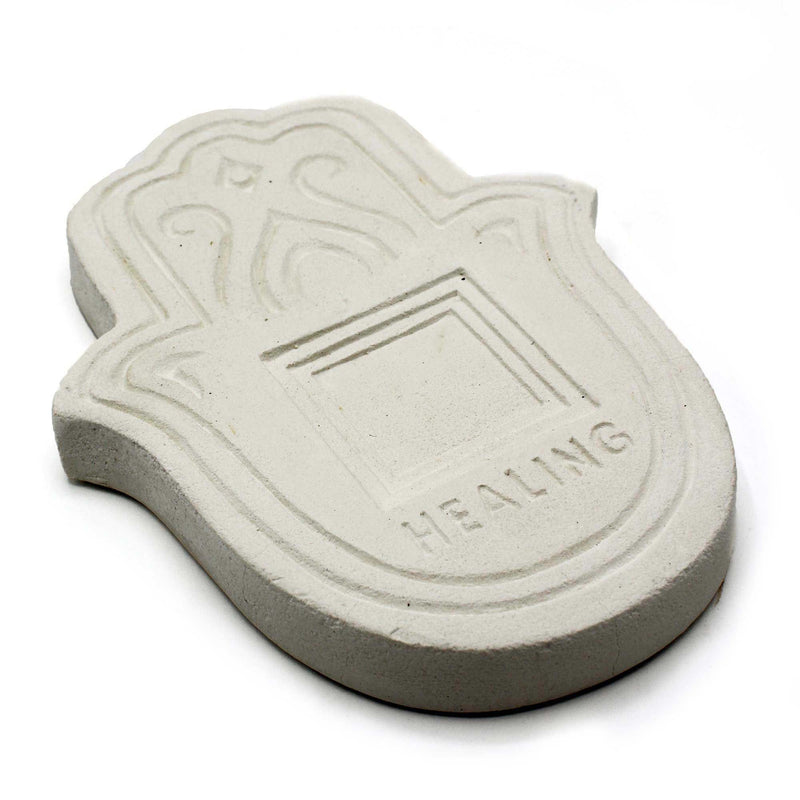Healling Incense Plate - White Stone Effect product image