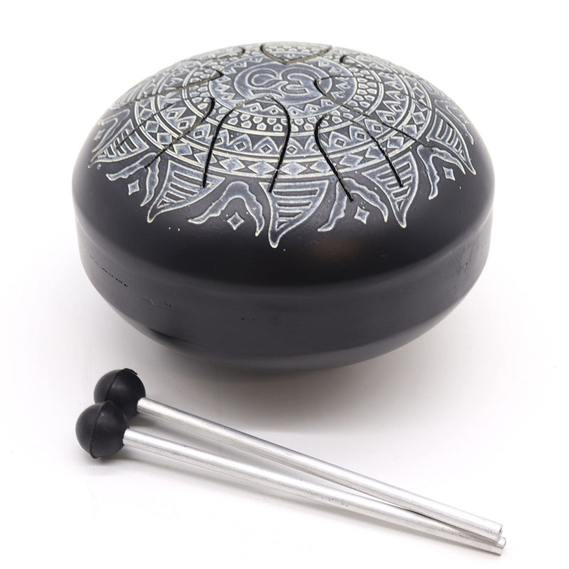 Hapi Drum Om Mandala Engraved - 16cm product image