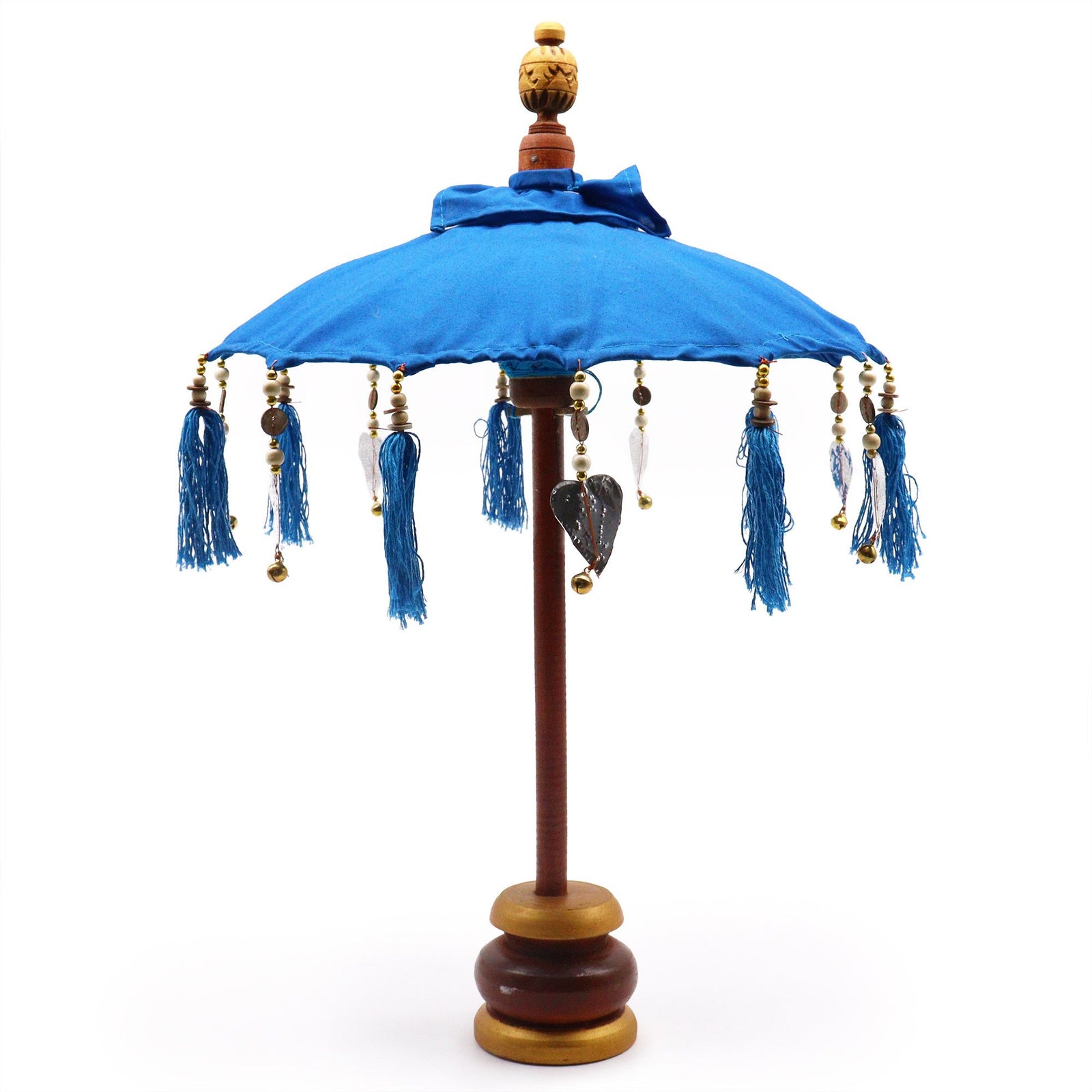 Bali Home Decor Parasol - Cotton - Turquoise- 40cm product image