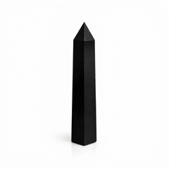 Gemstone Six Face Obelisk Point approx 17cm - Black Tourmaline product image 5