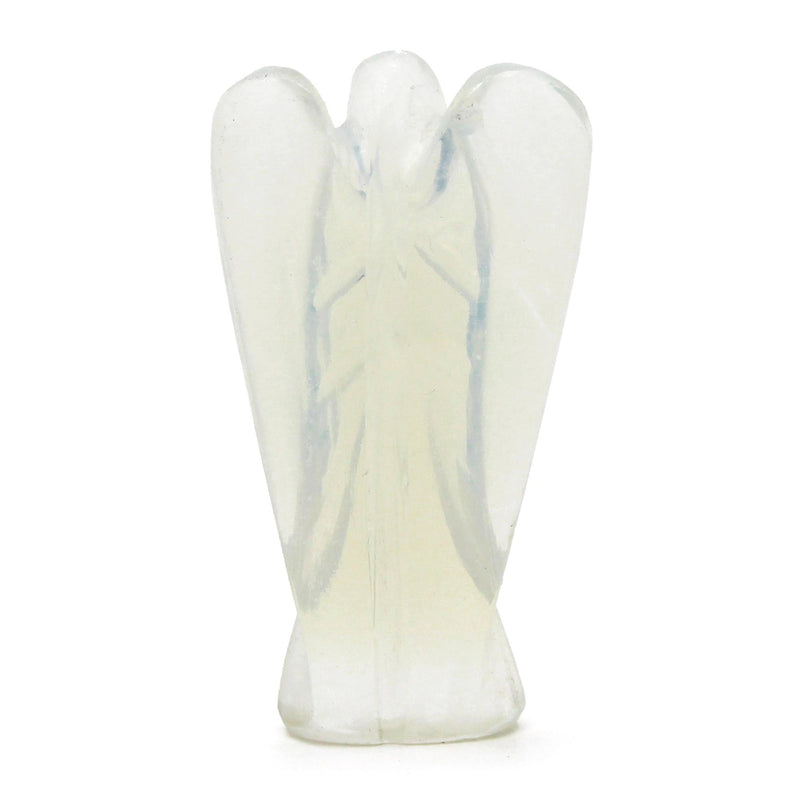 Hand Carved Gemstone Angel - Opalite product image