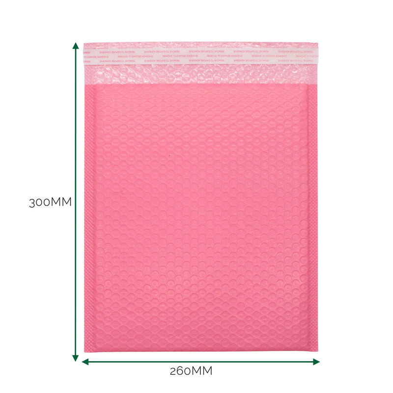 Pink Poly Bubble Envelope (260x300+40mm) product image