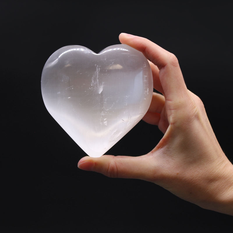 Selenite Heart - 10 cm product image
