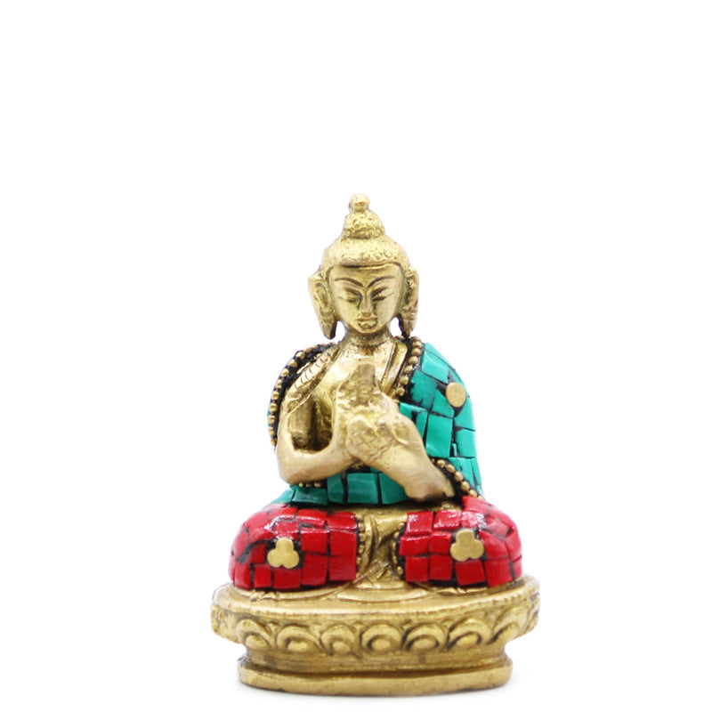 Brass Buddha Figure - Blessing - 7.5cm product image