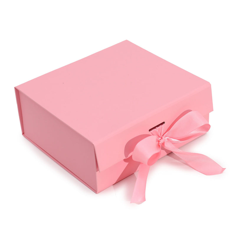 Flat Pack Gift Box - Medium Square (20x18.2x8cm) - Pink product image