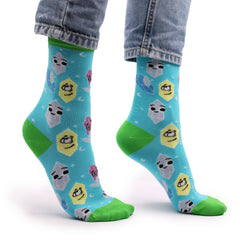 Hop Hare Bamboo Socks M/L - Lucky Gemstones product image
