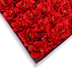 Craft Soap Flower - Small Peony - Red product image 3
