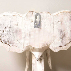Large Elephant Head - Gold & Whitewash product image 4