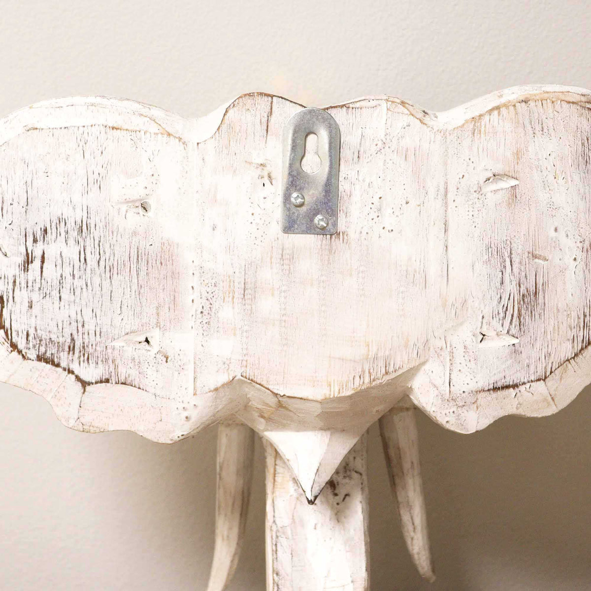 Large Elephant Head - Gold & Whitewash product image 4