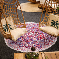 Large Mandala Roundy Art (180cm) - Pink & Purple product image