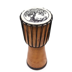 Tree of Life Wide Top Djembe Drum - 18cm product image 4