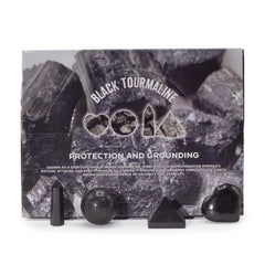 Four Gemstone Shapes - Black Tourmaline product image