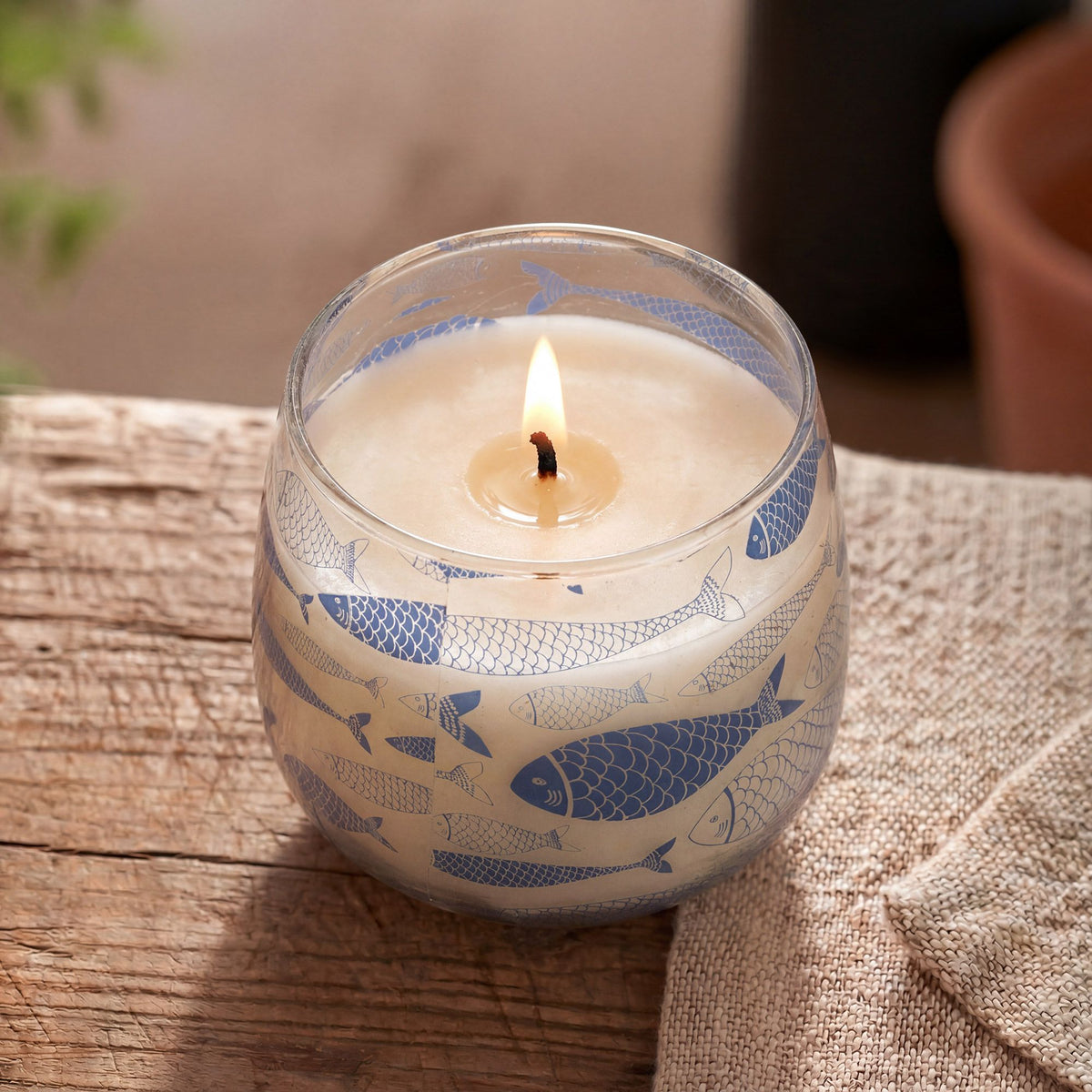 Medium Glass Jar Candles - Seabreeze - product image 4