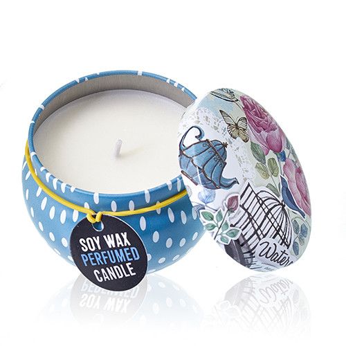 Art Tin Candle - Assorted Design - Parisian Weekend - Peonies product image