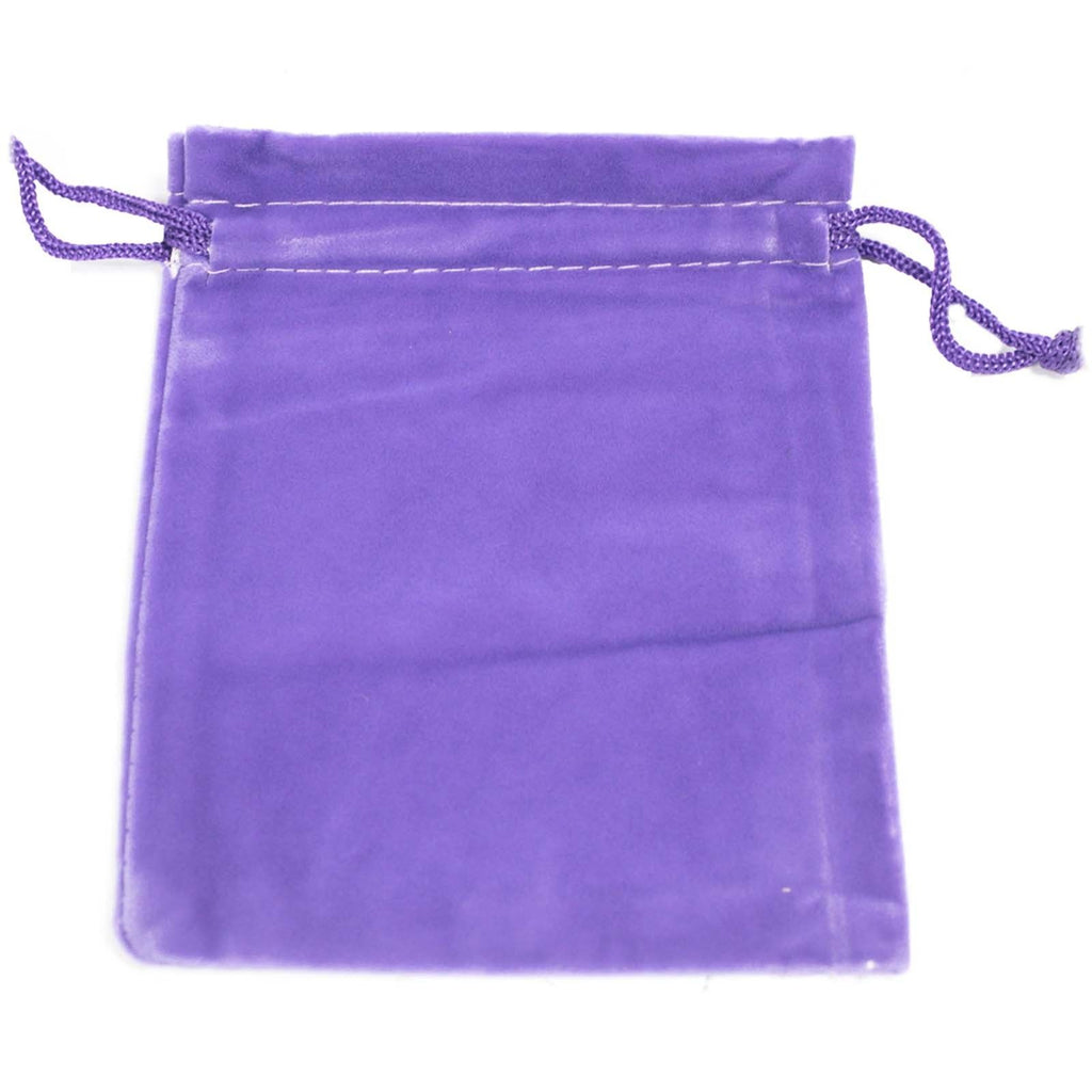 Quality Velvet Pouch - Purple 10x12cm product image 5