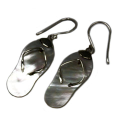 Shell & Silver Earrings - Flip-flops- MOP product image 3