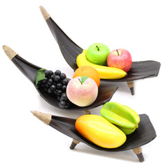 Coconut Leaf Fruit Bowl Set - Chocolate product image 4