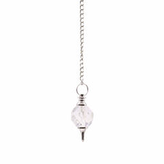 Facted Gemstone Pendulum - Rock Quartz product image 3