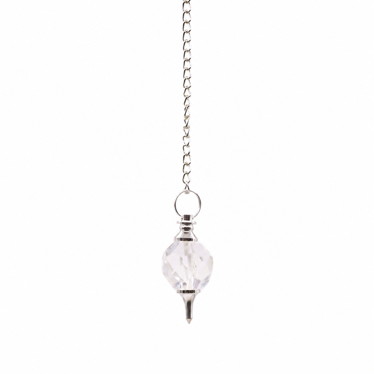 Facted Gemstone Pendulum - Rock Quartz product image 3