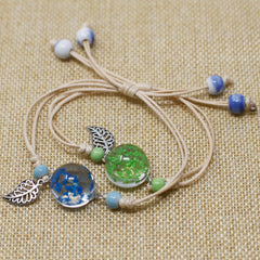 Pressed Flowers - Pretty Flower & Leaf Braclet product image 2