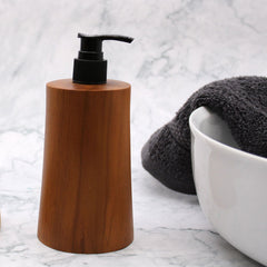 Natural Teakwood Soap Dispenser - Taper product image 2