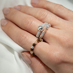 Nymph Spirit Gemstone Ring Set - Sea Sunset product image 5