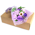 Boxed Hand Soap Flower Bouquet - Purple product image