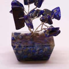 Mini Gemstone Tree On Orgonite Base - Sodalite (15 stones) product image 2