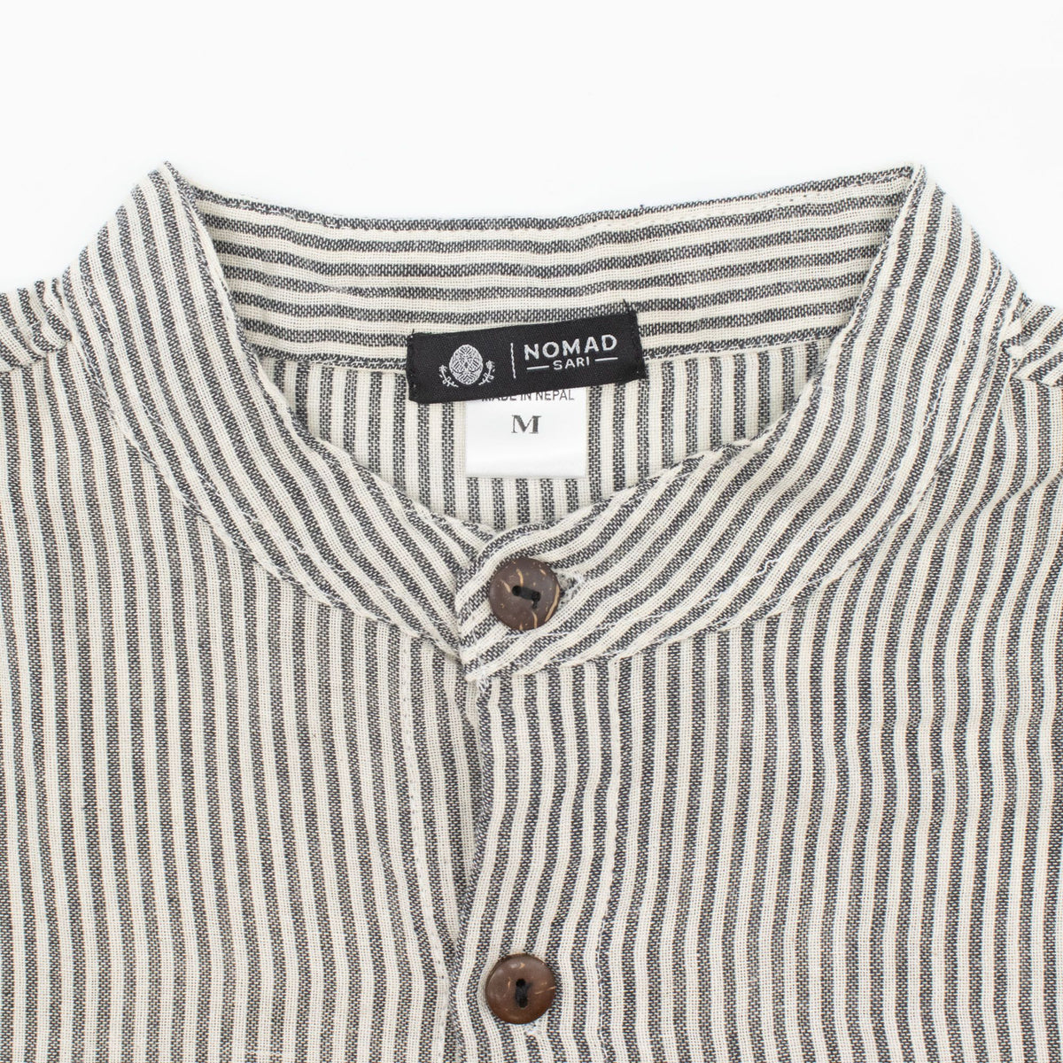 Nomad Sari Grandad Shirt - Grey Stone - Large product image 4