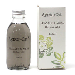 Agnes + Cat Reed Diffuser Refill - Seasalt and Moss 150ml product image 2