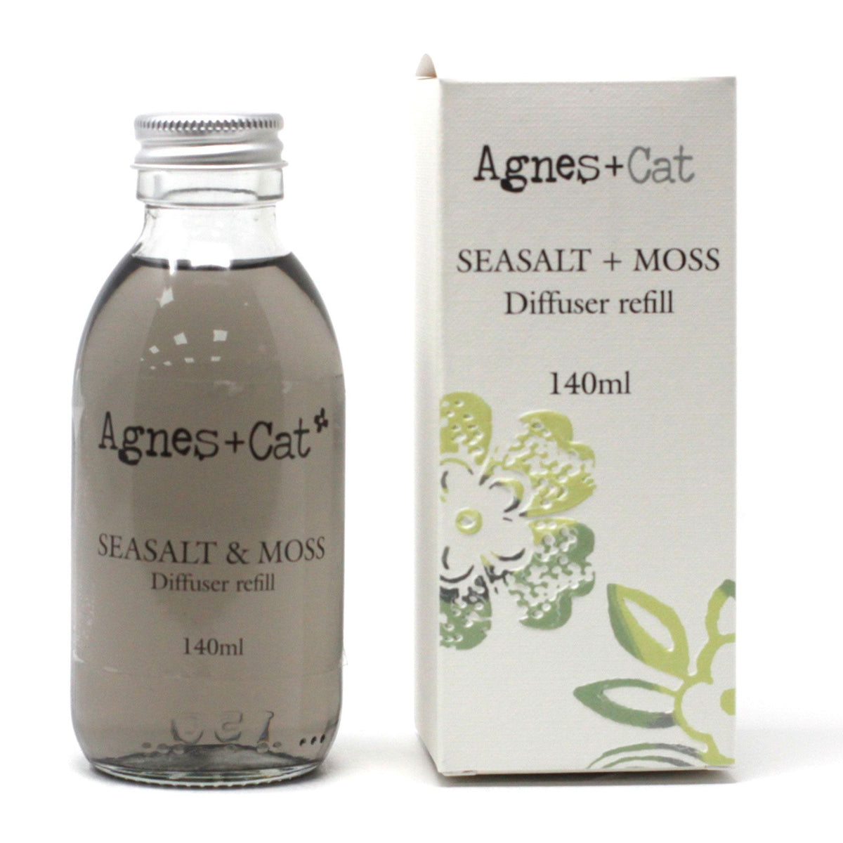 Agnes + Cat Reed Diffuser Refill - Seasalt and Moss 150ml product image 2
