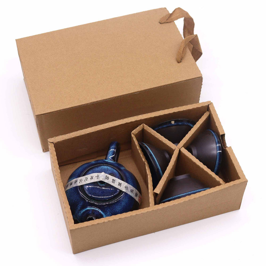 Herbal Blues Teapot Set - Pot & Four Cups product image 4
